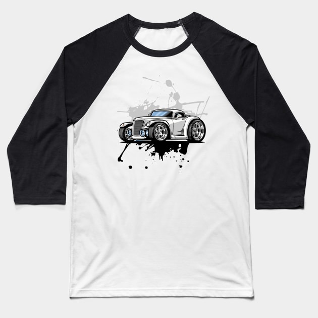 Customized Classic Cars Baseball T-Shirt by irfankokabi